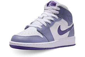 NIKE Scarpe Air Jordan 1 Mid (GS) Codice DQ8423-500 Viola Ragazzi