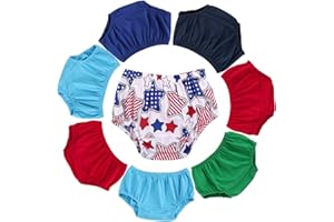 IBTOM CASTLE Bébé Coton Caleçons Culotte Slips Shorts Respirant Lavable sous-vêtements Pantalons Boxer pour Bébé Garçon Fille 3-24 Mois 20 Couleurs