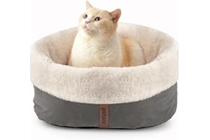 Petace Cuccia Cane Gatto Autoriscaldante, 45x 35 cm, Cuccia per Gatti e Cani Morbida Antiscivolo, Grigio