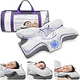GC GAVENO CAVAILIA Ergonomic Memory Foam Pillow for Neck Pain, Cervical Orthopedic Pillow for Shoulder Pain Pillow with Removable Cover