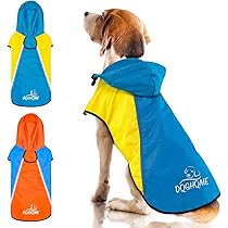 Hunde Regenmantel Mit Kapuze & Stiefeln - Wasserdichter Ganzkörper-Schutz Größe S