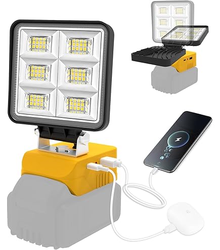 Verkoop :: Bouwlampen LED :: LED Bouwlamp op statief :: METABO accu
