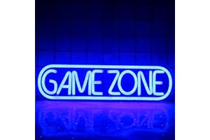 WANXING Zona di gioco Neon Signs il giocatore ha guidato Neon Light Game Zone Neon Sign for Game Room Decor, Area di gioco, Man Cave,Pub, Gift for, Friends, Boys (Blue)