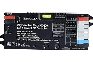ZigBee 3.0 Pro Max Smart 5-i-1 LED-styrenhet, app och röststyrning