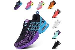 Hitmars Chaussure de Course Femme Respirante Chaussures de Sport Gym Fitness Athlétiques Légères Chaussures de Running Confortables Jogging Sneakers 36-42 EU