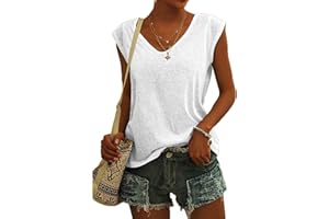 KOG Blouse, Women's T-Shirt, Elegant, Sleeveless, Casual, White Top with Cap Sleeves, Black Clothing, Grey Summer Shirts