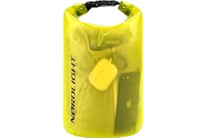 Nordlight Dry Bag and Waterproof Bags - 2l, 5l, 10l, 15, 20l, 30l Waterproof Pack Bags, with Roll Top Closure and Shoulder Strap | Swimming, Beach, Canoeing, Stand Up Paddling, Diving