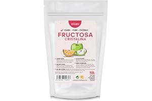 ECO WASSY Fruttosio naturale di prima qualità | Polvere di fruttosio puro al 100% (cristallino) | Integratore di carboidrati a basso indice glicemico | Non OGM, Vegano, Senza Glutine. (950Gr)