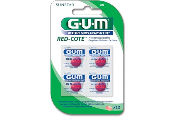 Gum red cote révélateur de plaques
