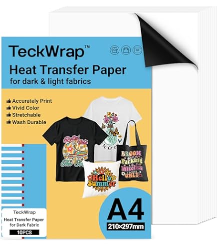 Heat Transfer Paper TransOurDream Iron-On Transfer Paper For Dark