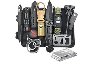 ‎VEITORLD Survival Kit Geschenke für Männer Weihnachten - Coole Geburtstagsgeschenk Ideen für Freund Papa Ehemann Bruder Teenager, Outdoor Survival Ausrüstung Nikolaus Camping Abenteuer