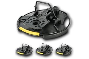 TAP JACK Pack De 4 Tapettes À Rats Et Souris XXL Pour Capture Rapide - Puissant Piège De Grande Taille Contre Nuisible - Simple Et Efficace - Sans Poison, ni Produit Chimique - Réutilisable et Durable