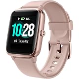 YONMIG Smartwatch, fitnesstracker, volledig touchscreen, waterdicht IP68,  polshorloge met stappenteller, hartslagmeter, stopwatch, sporthorloge,  bluetooth, voor iOS en Android, uniseks : Amazon.nl: Elektronica