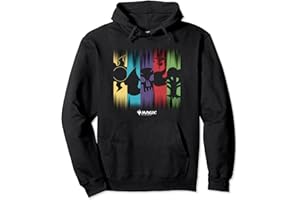 MAGIC THE GATHERING Magic: The Gathering Themed Colors & Symbols Panels Sweat à Capuche