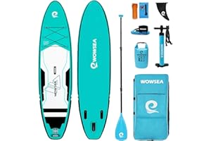 WOWSEA Trophy T2 Tavola da Paddle Gonfiabile, Durevole e Stabile Paddle Board, Esplorazione e Caccia SUP Gonfiabile Adulti con Kit Accessori, Buona Scelta per l'esercizio acquatico e La Ricreazione