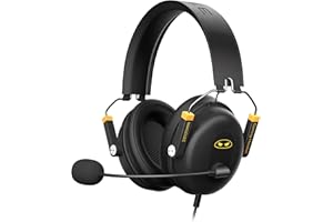 MageGee Gaming Headset for PS4 Xbox 1,Over-Ear Heavy Bass Noise Cancelling Headphone with Retractable,PC-Wired Headphones with Microphone-7.1 Surround Sound Computer USB Headset for Laptop