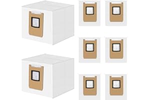 VIEWALL E25 Dust Bags Compatible with Eufy E25 Omni / E28 Omni Robot Vacuum Cleaner, 4-Layer Replacement Disposable E28 Dust Bags