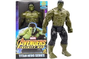 Hilloly Hulk Figura, Hulk muñeco, Figura Titan Hero Deluxe Hulk, Figura de acción de Hulk de 30 cm Hulk Figura Titan Hero para niños de 4 años en adelante