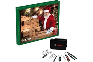 Adventskalender 2026, 44-delars set | vattenpumpstång 176 mm, precisionsskruvmejsel för bits, brytbladskniv 9 mm, ¼"-sp