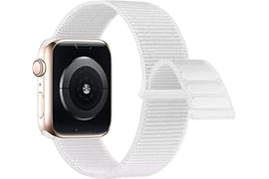 Lobnhot Nylon Armband kompatibel mit Apple Watch Armband 44mm 40mm 38mm 42mm 41mm 45mm 46mm, Verstellbares Sport Armband kompatibel für iWatch Series 10 9 8 7 SE 6 5 4 3 2 1