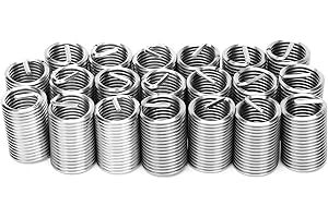 HYUDUO 20Pcs Thread Repair Insert, M12 x 1.5 Stainless Steel Thread Repair Sleeve Bushing Screw, Thread Insert Coiled Wire Insert Helical Insert (2.5D)