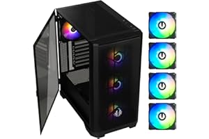 Accesorios PC y Portátiles Marca BITFENIX Modelo BITFENIX Case Mid.T Nova Mesh SE TG ARGB Black