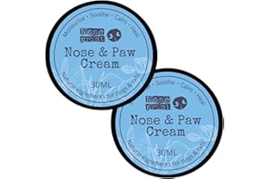 NOSEPRINT 2x 30ML 100% Natural Dog Nose & Paw Balm Paw Protector | Paw Balm For Dogs | Dog Paw Moisturiser Dog Paw Balm Moisturises And Conditions And Relieves Dry And Cracked Pads (Nose & Paw 2x30ML)