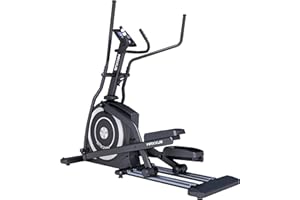 MAXXUS Crosstrainer CX 6.1 – per casa, display LCD, silenzioso, con Bluetooth, freno magnetico, 12 programmi, 29 volano, fino a 160 kg – trainer ellittico, attrezzo per l'allenamento cardio