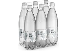 Kinley Tonic Water, Acqua Tonica con note di Limone, Lime e Lemongrass, Adatta alla Mixology, Per Drink Rinfrescanti e dal Sapore Inconfondibile, Bevanda Analcolica - 6 Bottiglie da 1 L
