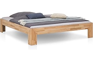 ‎WOODLIVE DESIGN BY NATURE WOODLIVE DESIGN BY NATURE Massivholz-Bett Selina 180 x 200 cm aus Kernbuche, Holzbett, als Doppel- und Jugend-Bett verwendbar, inkl. Stecksystem, 1 Bett á 180 x 200 cm