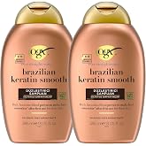 OGX Brazilian Keratin Therapy Shampoo, 385 ml, Pack of 2