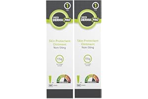 STERLINGSQUARE Medi Derma Pro Non-Sting Skin Protectant Ointment for Moderate to Severe Skin Damage – 115g Tube – Moisture Barrier, Fragrance-Free, Alcohol-Free, Latex-Free, Paraben-Free, Phthalate-Free