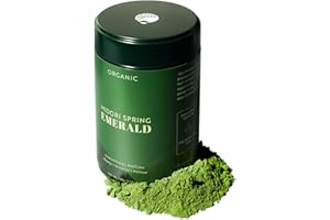 Midori Spring EMERALD - Organic Ceremonial Matcha, Chef's Choice! Quality Japanese Matcha Powder For Drinks, Baking and Tea Brew - Organic, Kosher, Vegan (100g)