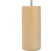 Pieds De Lit En Bois Hêtre – Jeu De 4 – Teinte Merisier – Hauteur 15 Cm – Vis Incluses – Fabriqué En France – Certifié PEFC