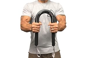 Python Power Twister Bar - Upper Body Exercise for Chest, Shoulder, Forearm, Bicep and Arm Strengthening Workout Equipment by Core Prodigy