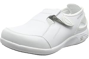 Oxypas Arbeitsschuhe Damen – LILIA - Leichter, Bequemer Sicherheitsschuh mit Klettverschluss, ideal für Pflege, Küche oder Innenbereich, rutschfest