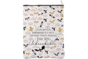 BAUNA Fourth Wing Inspired Book Sleeve Xaden Riorson Book Cover Basgiath War College Gift Iron Flame Gift SJM Gift Dragon Rider Gift (Unbreakable BM)