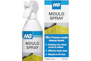 HG Mould Spray, Effective Black Mould & Mildew Cleaner, Removes Stains – 500ml