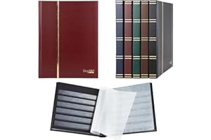 PROPHILA COLLECTION Prophila classificatori 32 pagina pagine nere, rosso colori