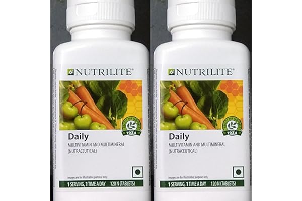 Nutrilite Daily Multivitamin & Multimineral - 120 Capsules (Pack Of 2),2 Count