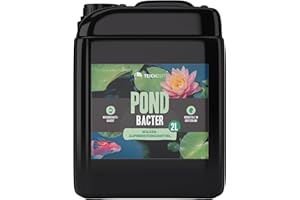 NatureHolic Temps de bassin Pond Bacter - Préparation bactérienne - Favorise les activités de filtration - Élimine les polluants - Réduit le stress - 2 l