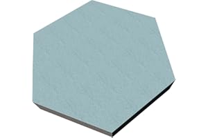 PolySound Schallschutzwand & Breitbandabsorber ECO Hexagon Ø200mm - Farbe: himmelblau Stärke: 3cm