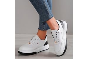 CVANXLUY Damen Sneaker Weiss Gold Laufschuhe Sportschuhe Sale rutschfeste Shoes Schuhe Sommer Sale Fashion Elegante Sommerschuhe Wasserdicht Fußballschuhe Freizeitschuhe Walkingschuhe