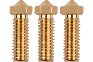 Rantoloys 3 Pcs 3D Imprimante Extrudeuse En Laiton Vol-cano Buse M6 Fil Imprimante Tête Sortie 0.6mm pour Sidewinder X1 TEVO Petit Monstre 1.75mm Filament