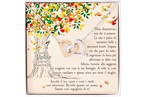 NONNA PROFESSIONISTA Collana Donna Figlia Nipote Nuora Finitura in Oro, Argento Idee Regali per lei Compleanno Natale - Cofanetto con DEDICA incluso