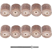 50 Disques Abrasifs Pour Outil Rotatif - Grains 80 à 400 - Tige 3mm - Pour Dremel & Polissage