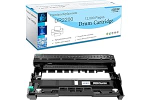 ASEKER Compatible DR-2200 DR2200 Tambor para Brother HL-2130 HL-2132 HL-2135W HL-2240 HL-2240N HL-2250DN HL-2270DW DCP-7055W DCP-7060D DCP-7065DN DCP-7070DW MFC-7360N MFC-7460N MFC-7860DW Impresora