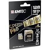 Emtec SpeedIN PRO 128 GB microSDXC Speicherkarte, Class 10, UHS-I (U3), V30
