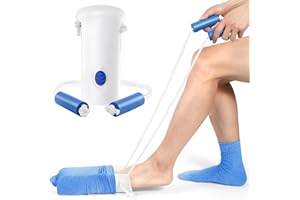 ‎KEKOY Kekoy 11,4cm Große Sockenanziehhilfe, Einfacher zu verwenden als Dreifingersocken, Strumpfanzieher Anziehhilfe für Socken und Strümpfe Nach Hüftoperation, Sockenanzieher für Senioren(1 Stück weiß)