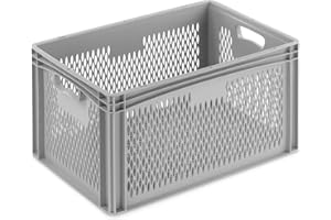 DIE BOX FABRIK Tauchpumpen Kiste 600x400x320 durchbrochen als Filter | Korb für größere Pumpe | Pumpenbox | Für Hochwasser/Teiche oder andere Becken (600x400x320 mm)